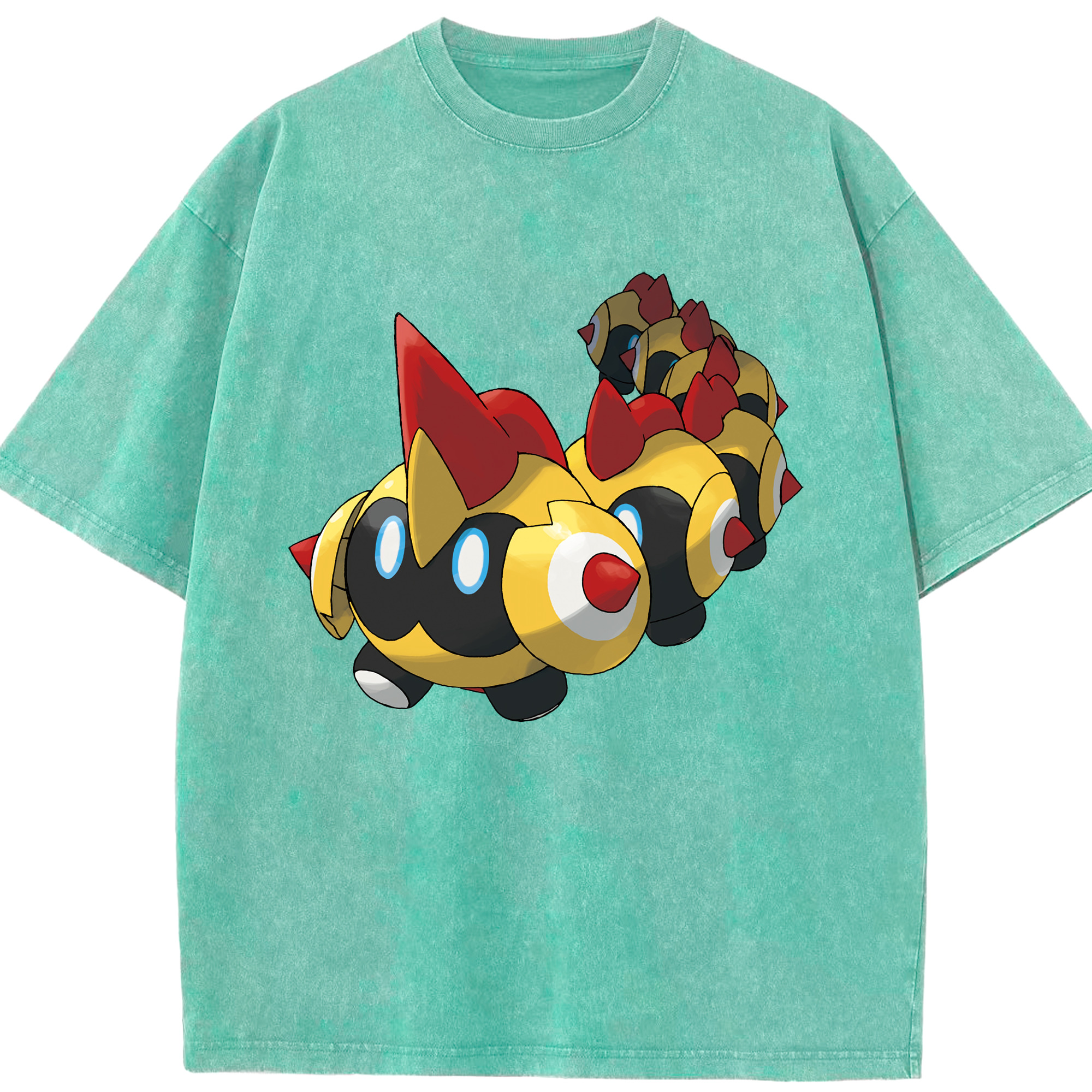 （画像用） ポケットモンスター Pokémon 綿100% ヴィンテージ風 半袖Tシャツ（フロントプリント）